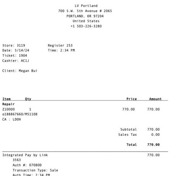 Louis Vuitton Sac Shopping Tote - Vintage Monogram w/ Replaced Handles from LV - Picture 16 of 17